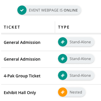 Registration Tools - Create Tickets