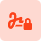 Planning-Password-Red-Icon