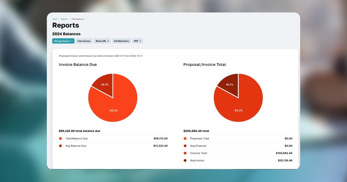 Illustration of reports, comparisons, percentages, etc.