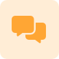 yellow message icon