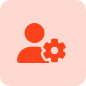 Planning-Pod-User-Gear-Red-Icon