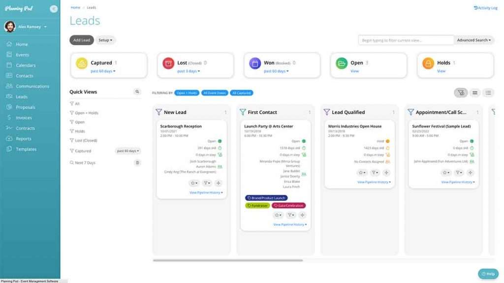 Event CRM Lead Manager