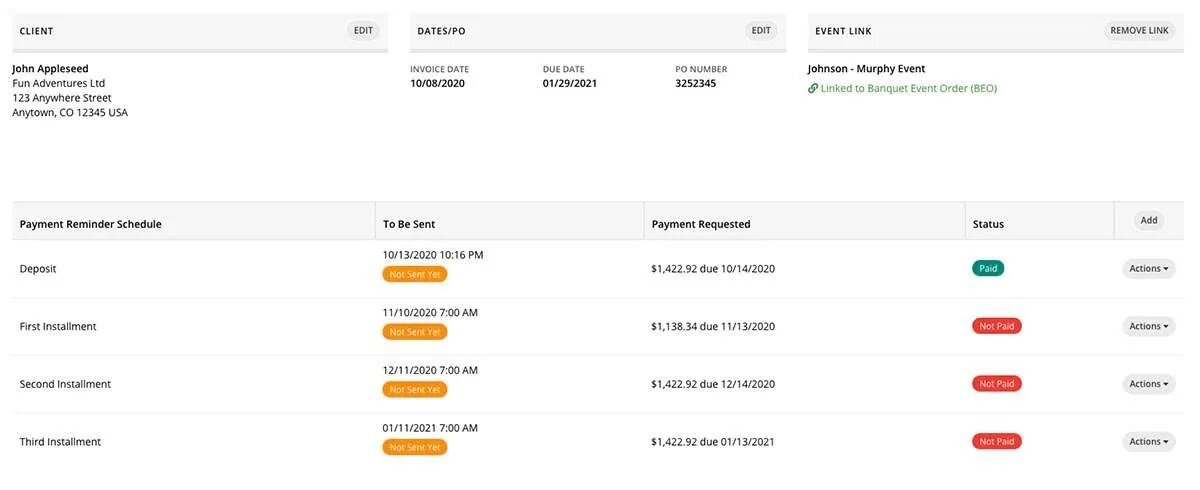 Planning Pod Payment Reminder Tool