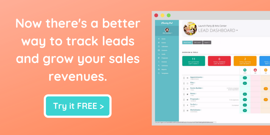 catering lead management software tool