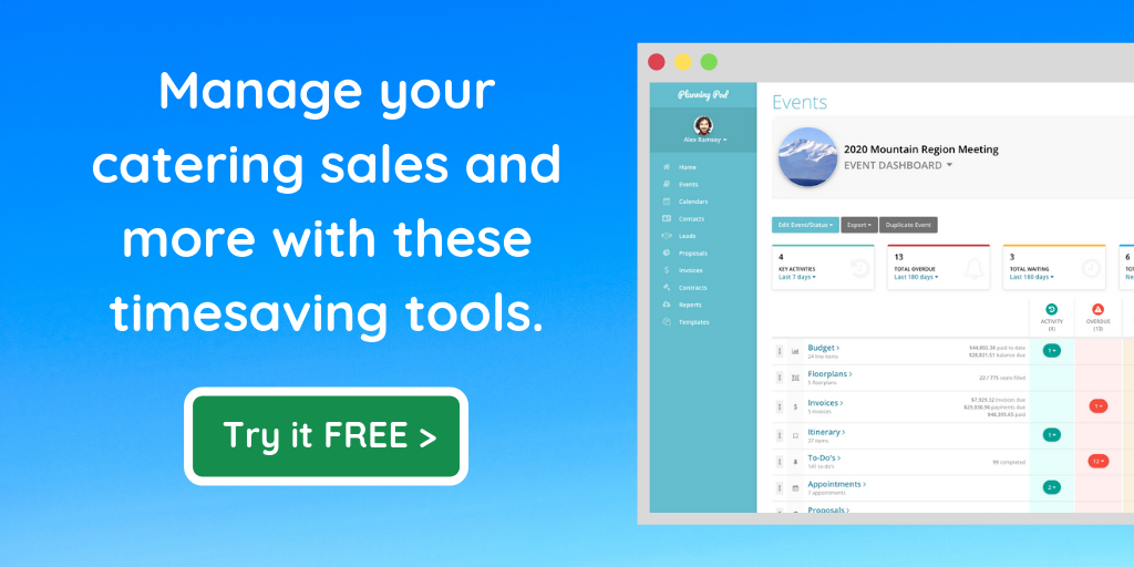 Catering Sales Software