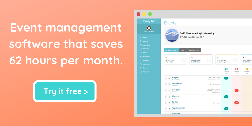 Timesaving Event Management Software