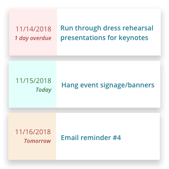 Event Project Task Management