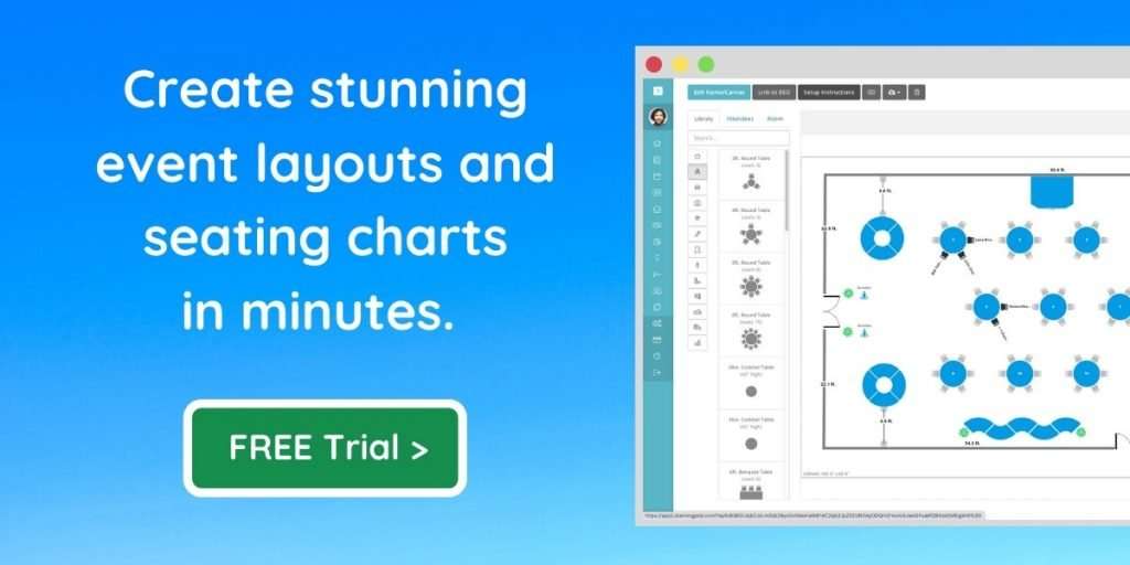 Event Seating Chart for Weddings - Layout Software