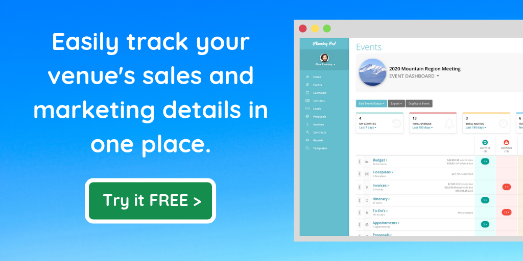 Event Venue Marketing Plan Software