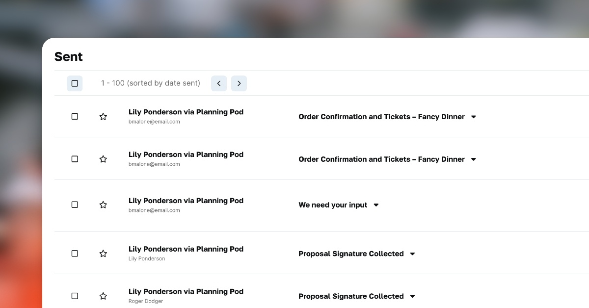 create email sequences screen