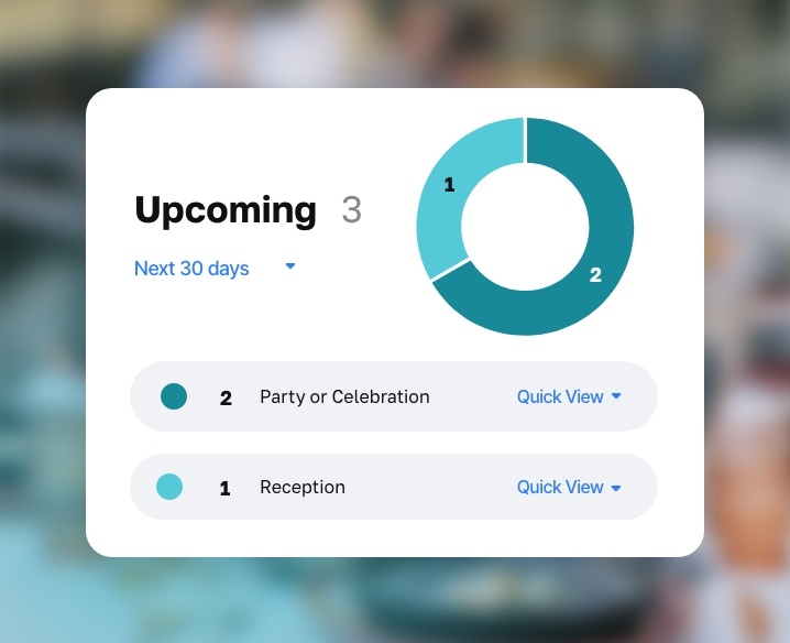 upcoming management screenshot