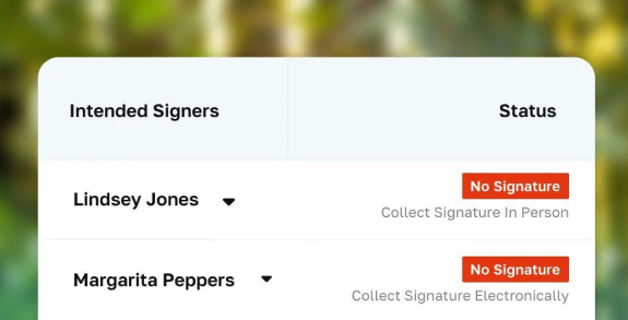 PlanningPod - collect electronic signatures online